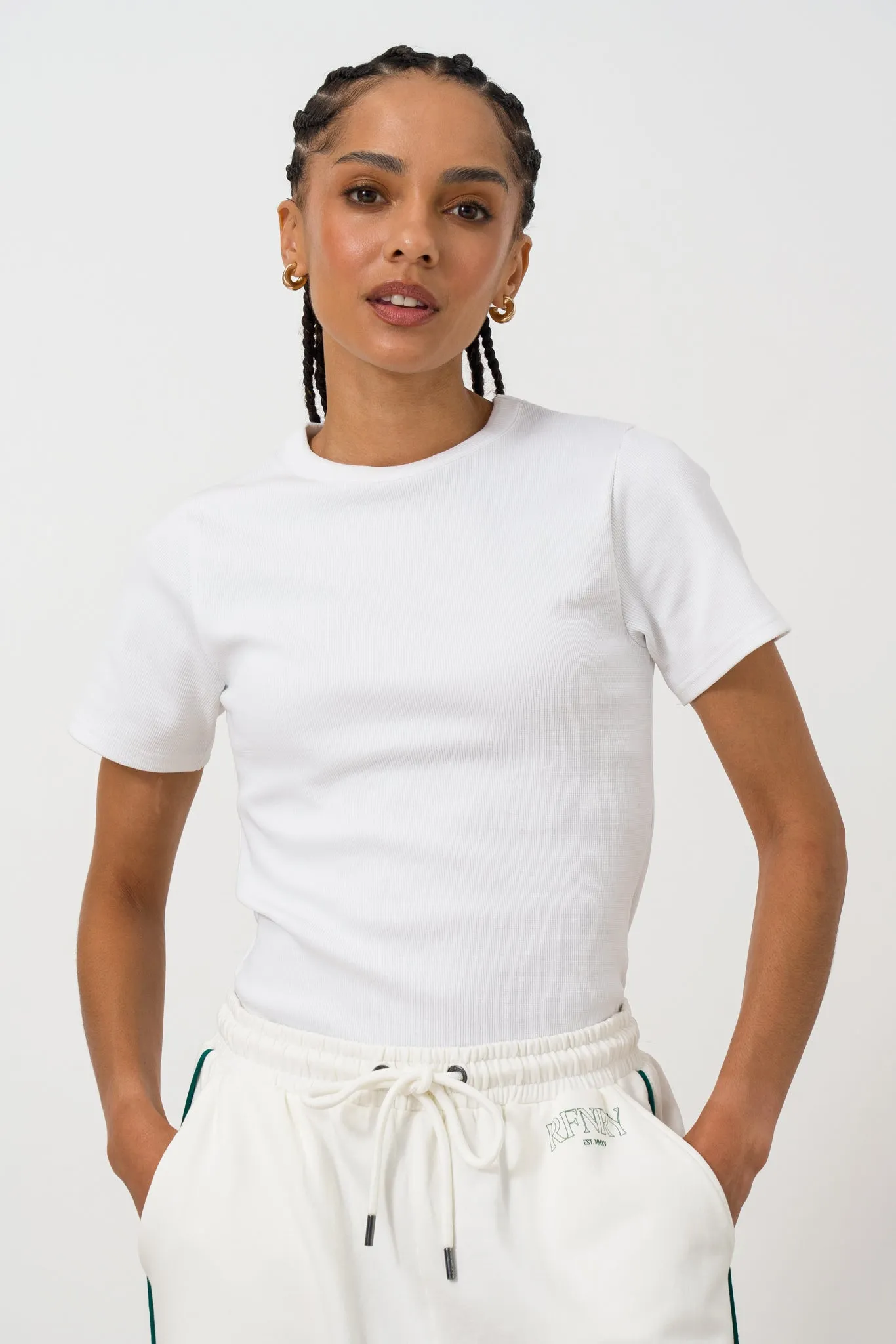 Fitted Rib T-shirt sold by Refinery