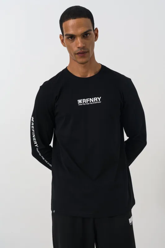 Branded Long Sleeve T-shirt made by Refinery