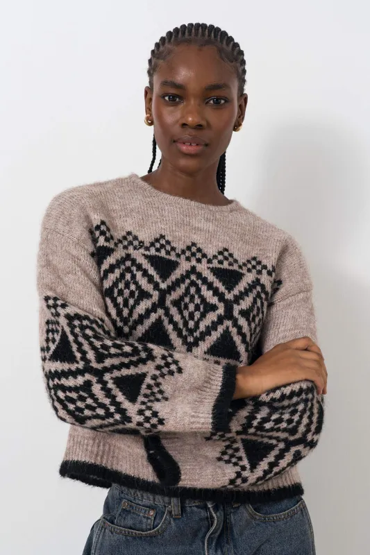 Jacquard Jumper made by Refinery