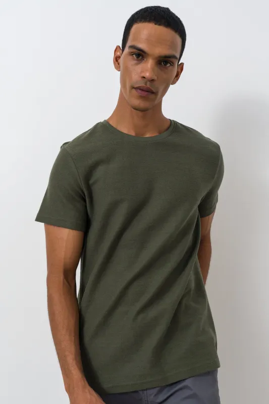 Textured Oversized T-shirt made by Refinery
