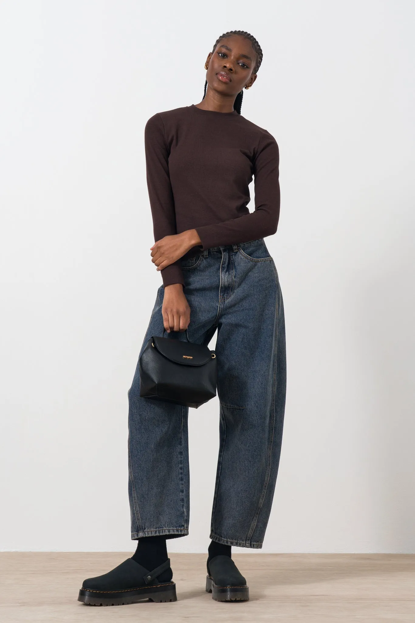 Fitted Rib T-shirt sold by Refinery product image thumbnail 2