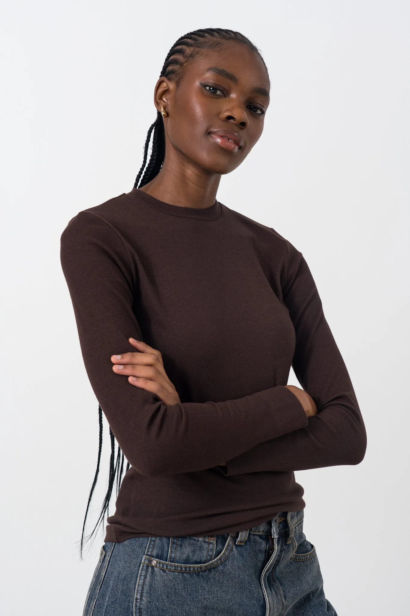 Fitted Rib T-shirt sold by Refinery