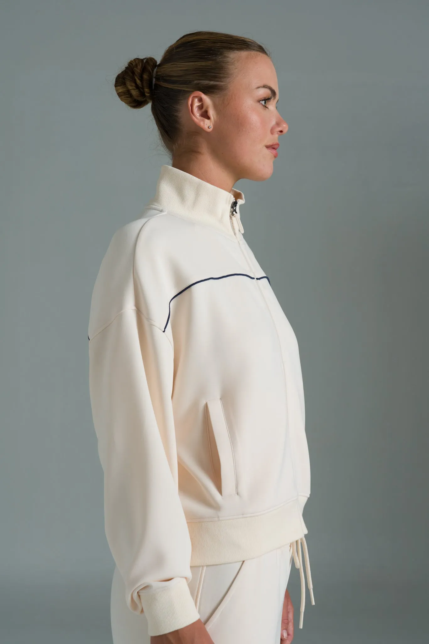 Zip Through Sweat Top sold by Refinery product image thumbnail 5