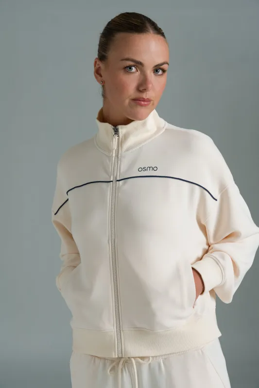 Zip Through Sweat Top made by Refinery