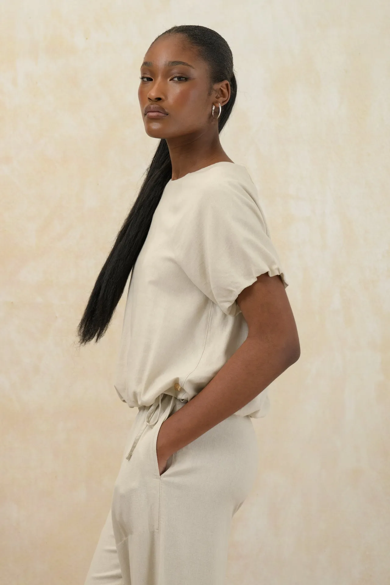 Relaxed Fit Bubble Hem sold by Refinery product image thumbnail 3