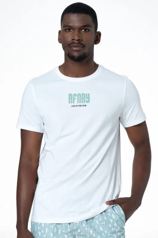 Branded T-Shirt _ 142514 _ Optic White sold by Refinery