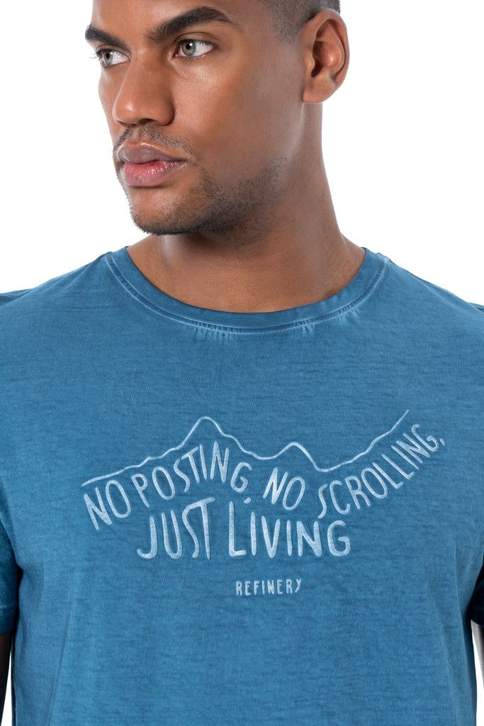 Fashion T-Shirt _ 136986 _ Blue sold by Refinery product image thumbnail 4