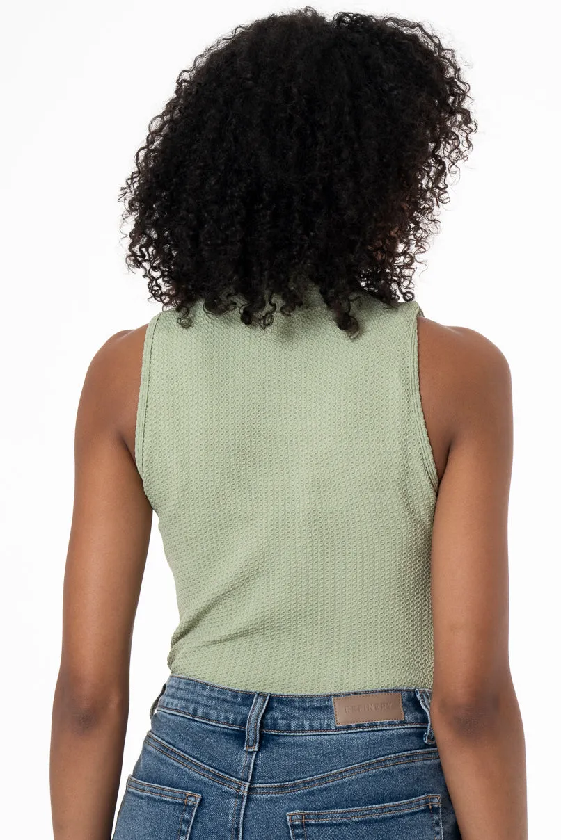 Seamless Bodysuit _ 144163 _ Green sold by Refinery product image thumbnail 3
