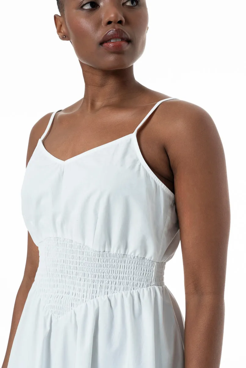 Fit And Flare Dress _ 152167 _ Optic White sold by Refinery product image thumbnail 3