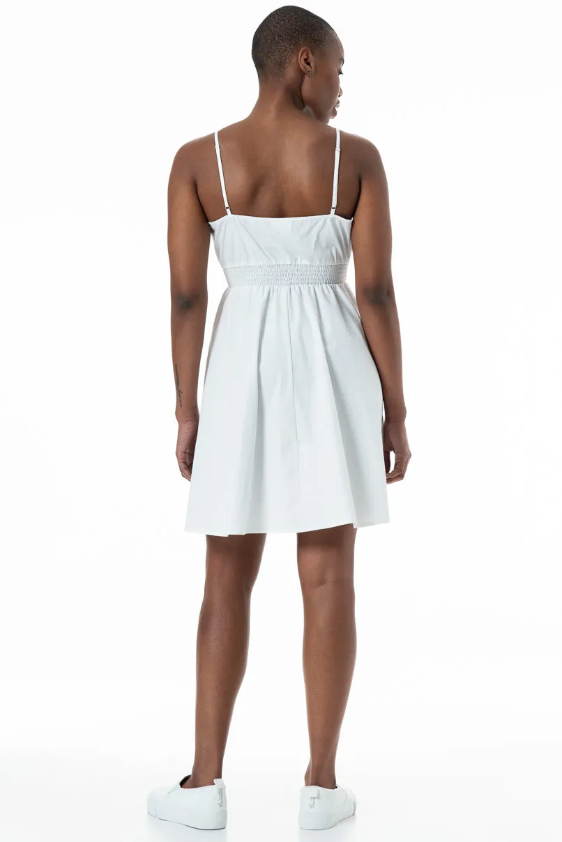 Fit And Flare Dress _ 152167 _ Optic White sold by Refinery product image thumbnail 5