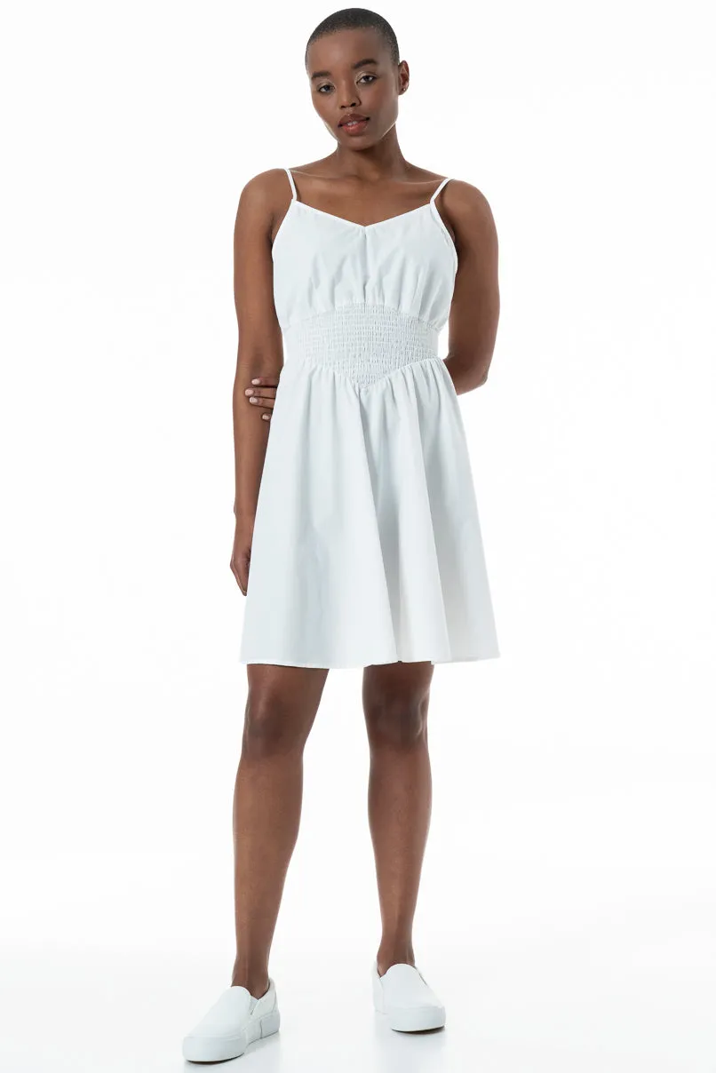 Fit And Flare Dress _ 152167 _ Optic White sold by Refinery