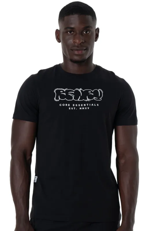 Branded T-Shirt _ 142535 _ Black sold by Refinery