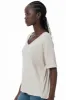 Boxy T-Shirt _ 145725 _ Stone sold by Refinery