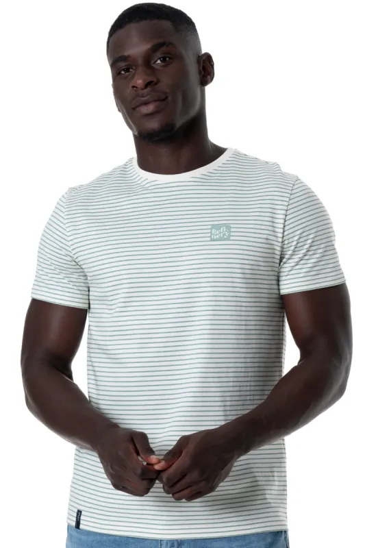 Branded T-Shirt _ 145722 _ Sage sold by Refinery