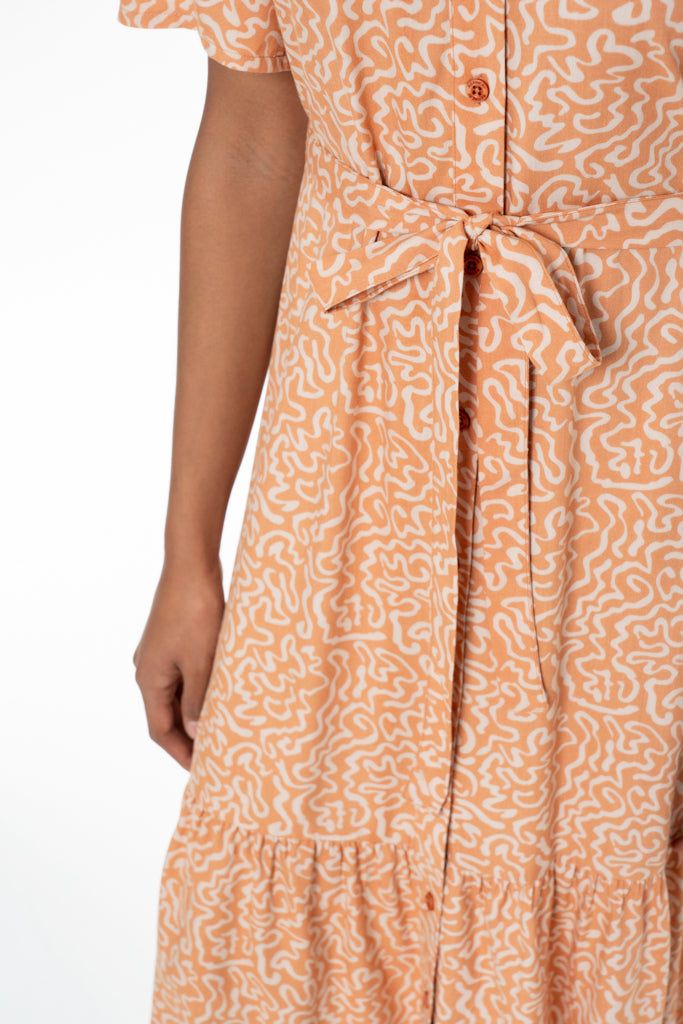 Shirt Dress _ 141333 _ Brown sold by Refinery product image thumbnail 3