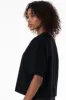 Boxy Branded T-Shirt _ 152676 _ Black sold by Refinery