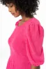 Back Lace Up Midi Dress _ 141415 _ Pink sold by Refinery