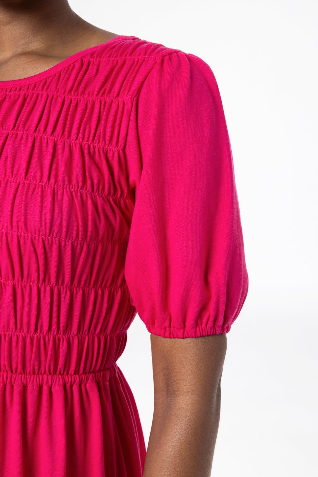 Midi Knit Dress _ 143343 _ Pink sold by Refinery product image thumbnail 3
