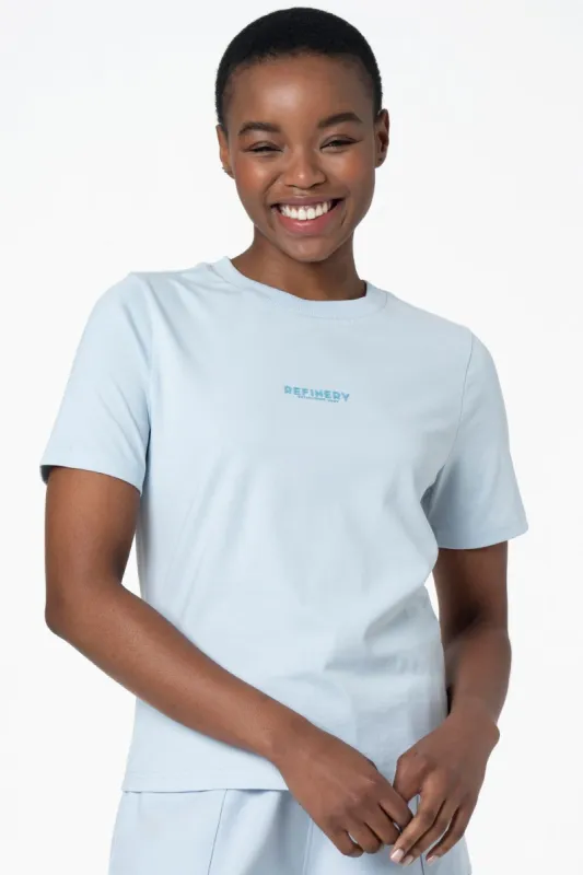 Branded T-Shirt _ 143194 _ Blue sold by Refinery