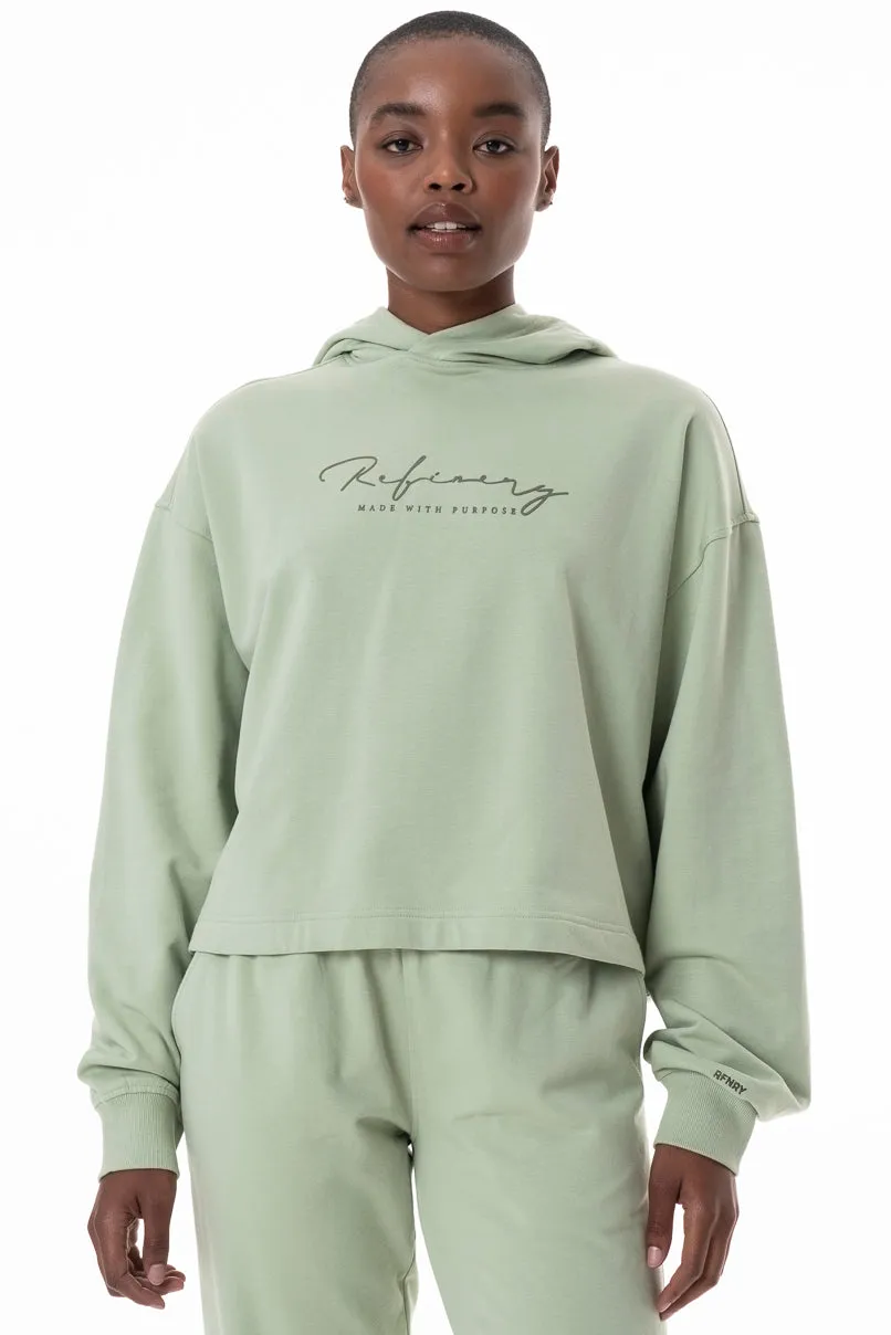 Branded Hoodie _ 145631 _ Sage sold by Refinery product image thumbnail 2