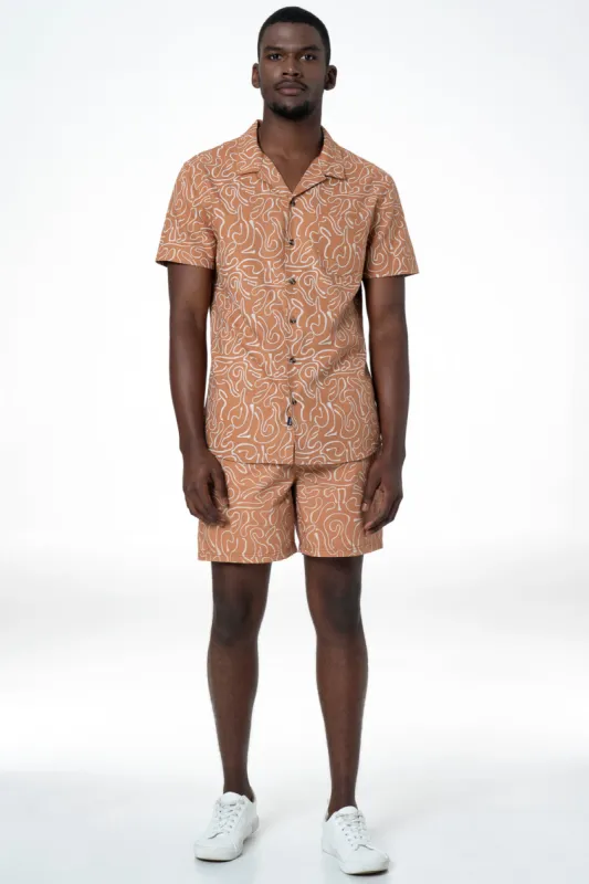 Gladneck Shirt _ 143021 _ Brown sold by Refinery