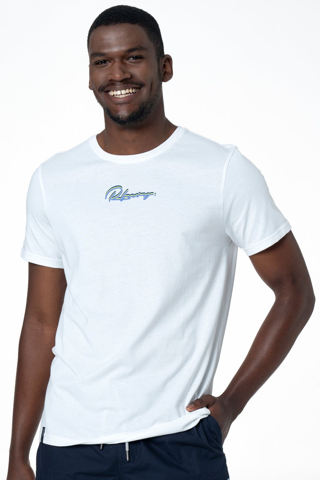 Branded T-Shirt _ 142517 _ Optic White sold by Refinery