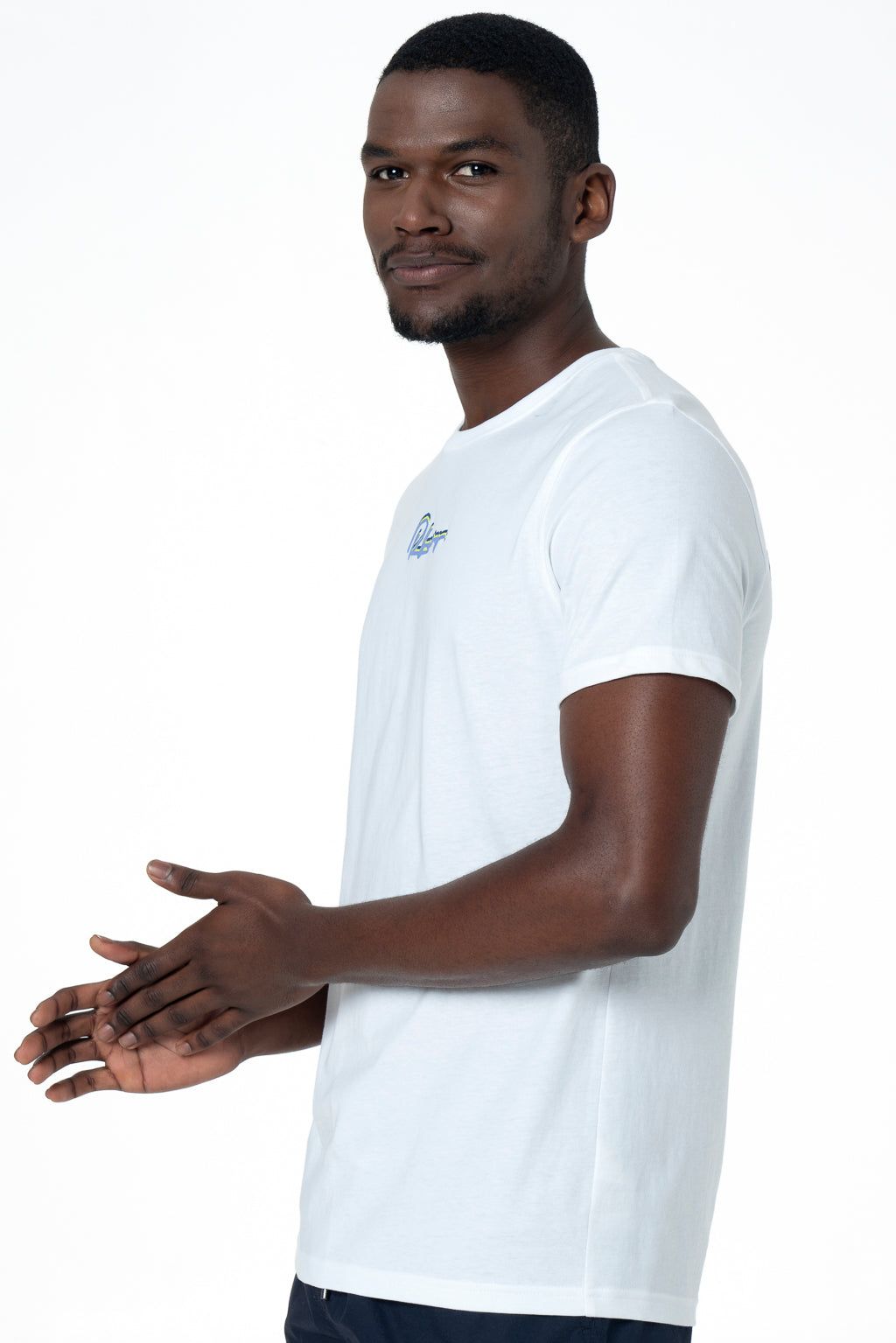 Branded T-Shirt _ 142517 _ Optic White sold by Refinery product image thumbnail 3