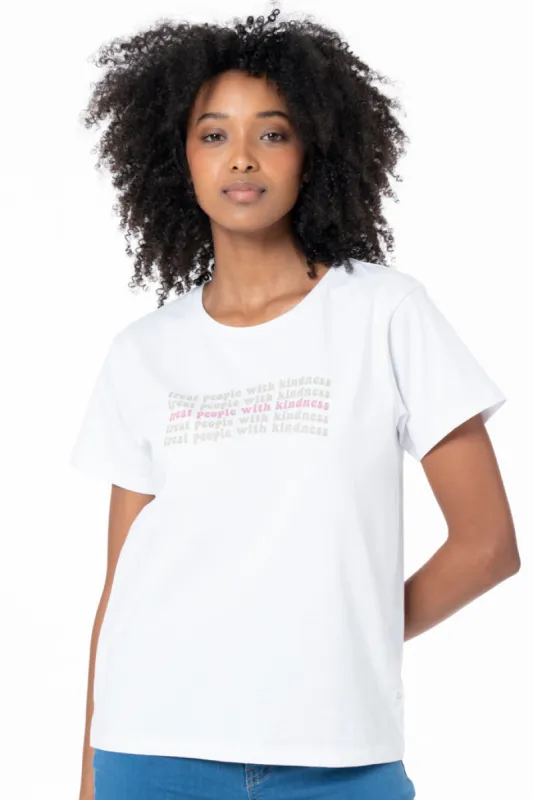 Statement T-Shirt _ 134660 _ White sold by Refinery