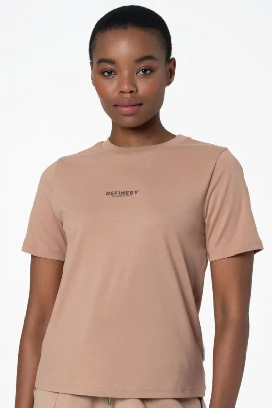 Branded T-Shirt _ 143190 _ Dusty Pink sold by Refinery