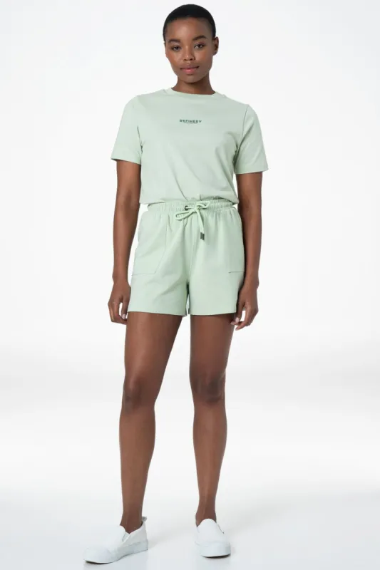 Branded T-Shirt _ 143191 _ Sage sold by Refinery