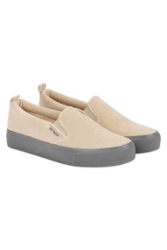 Slip-On Sneaker _ 146175 _ Stone sold by Refinery