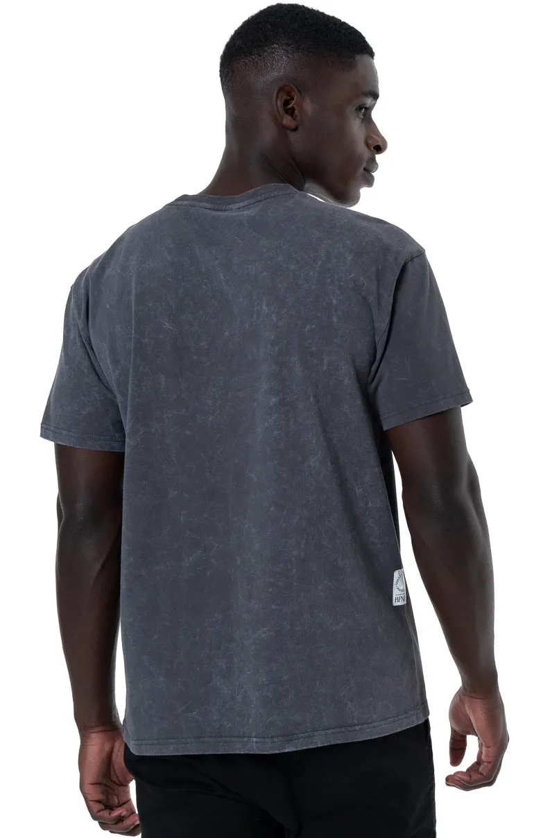 Dirty Dye T-Shirt _ 147307 _ Charcoal sold by Refinery product image thumbnail 4