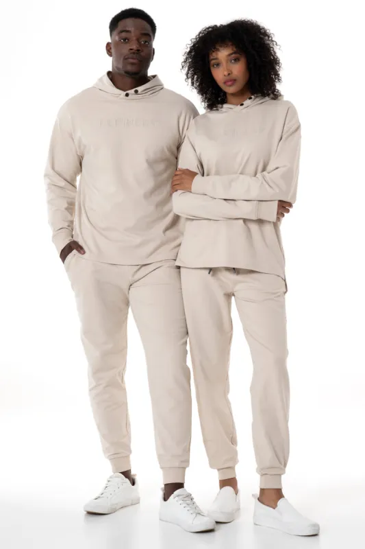 Unisex Track Pants _ 144098 _ Stone sold by Refinery
