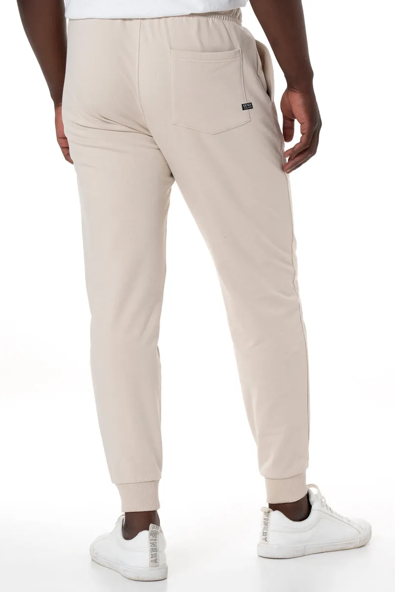 Unisex Track Pants _ 144098 _ Stone | Parallel