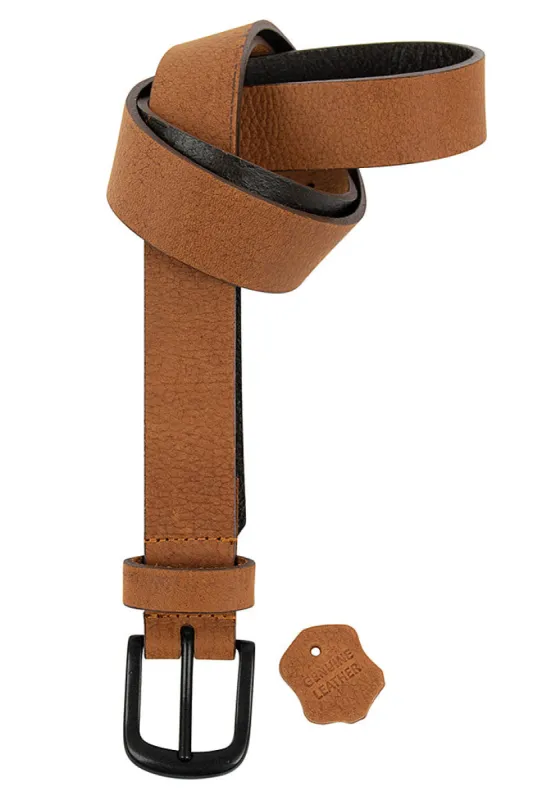 Genuine Leather Belt _ 141776 _ Tan sold by Refinery