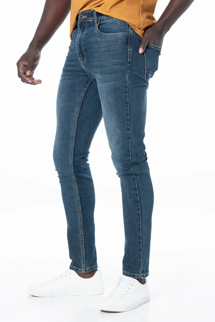 Rf02 Skinny Denim Jeans _ 131320 _ Dark Blue sold by Refinery product image thumbnail 3
