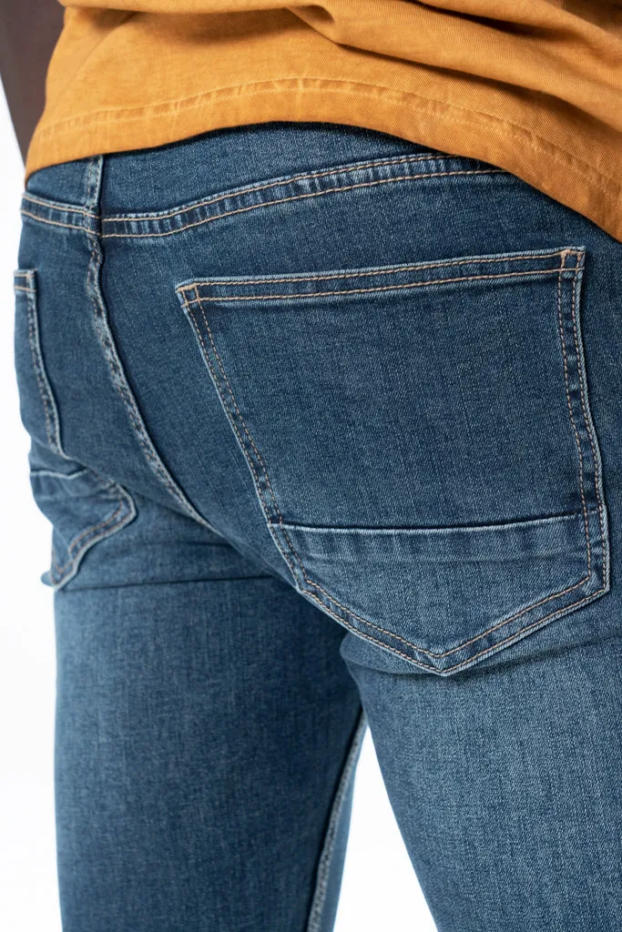 Rf02 Skinny Denim Jeans _ 131320 _ Dark Blue sold by Refinery product image thumbnail 5