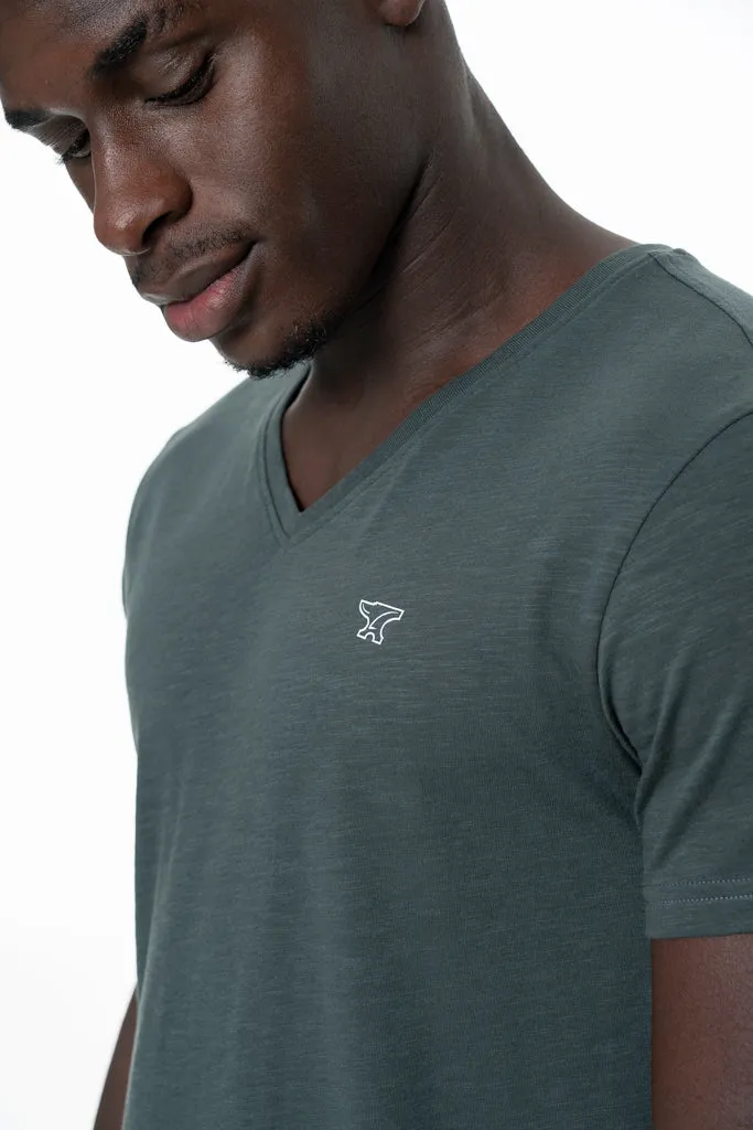 V-Neck T-Shirt _ 141368 _ Fatigue sold by Refinery product image thumbnail 3