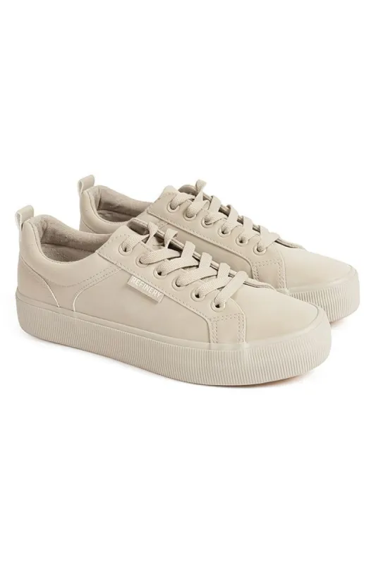 Lace-Up Sneaker _ 141714 _ Nude sold by Refinery