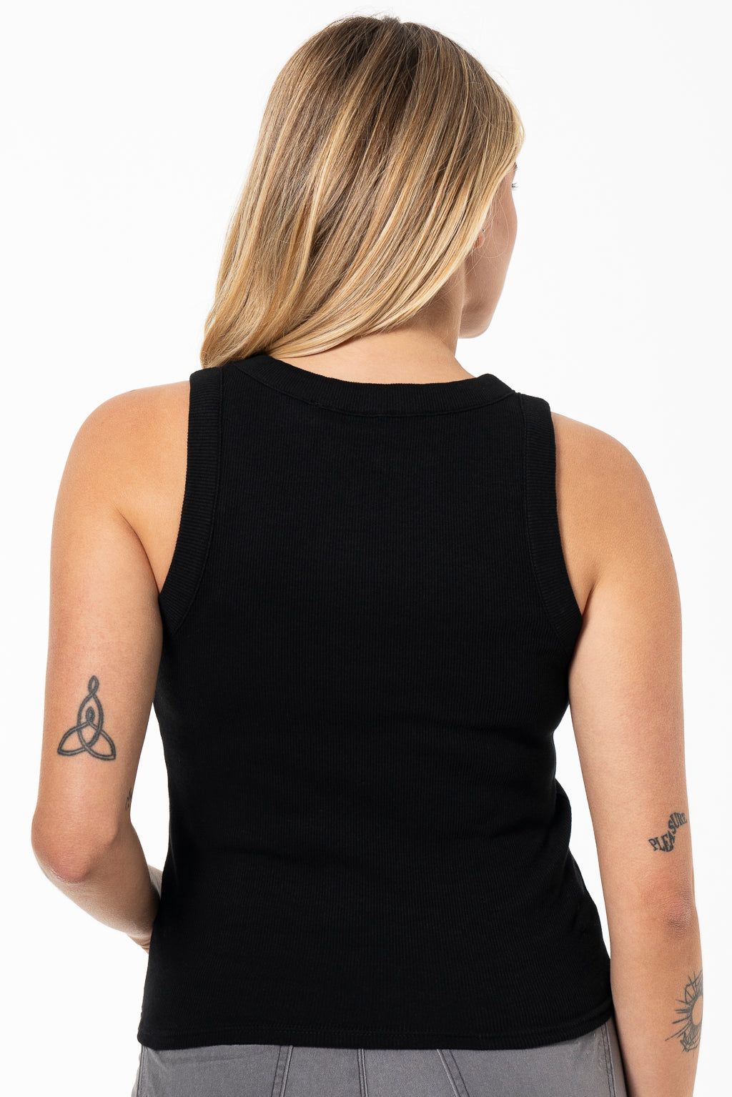 Hi-Neck Tank Top _ 141580 _ Black sold by Refinery product image thumbnail 4