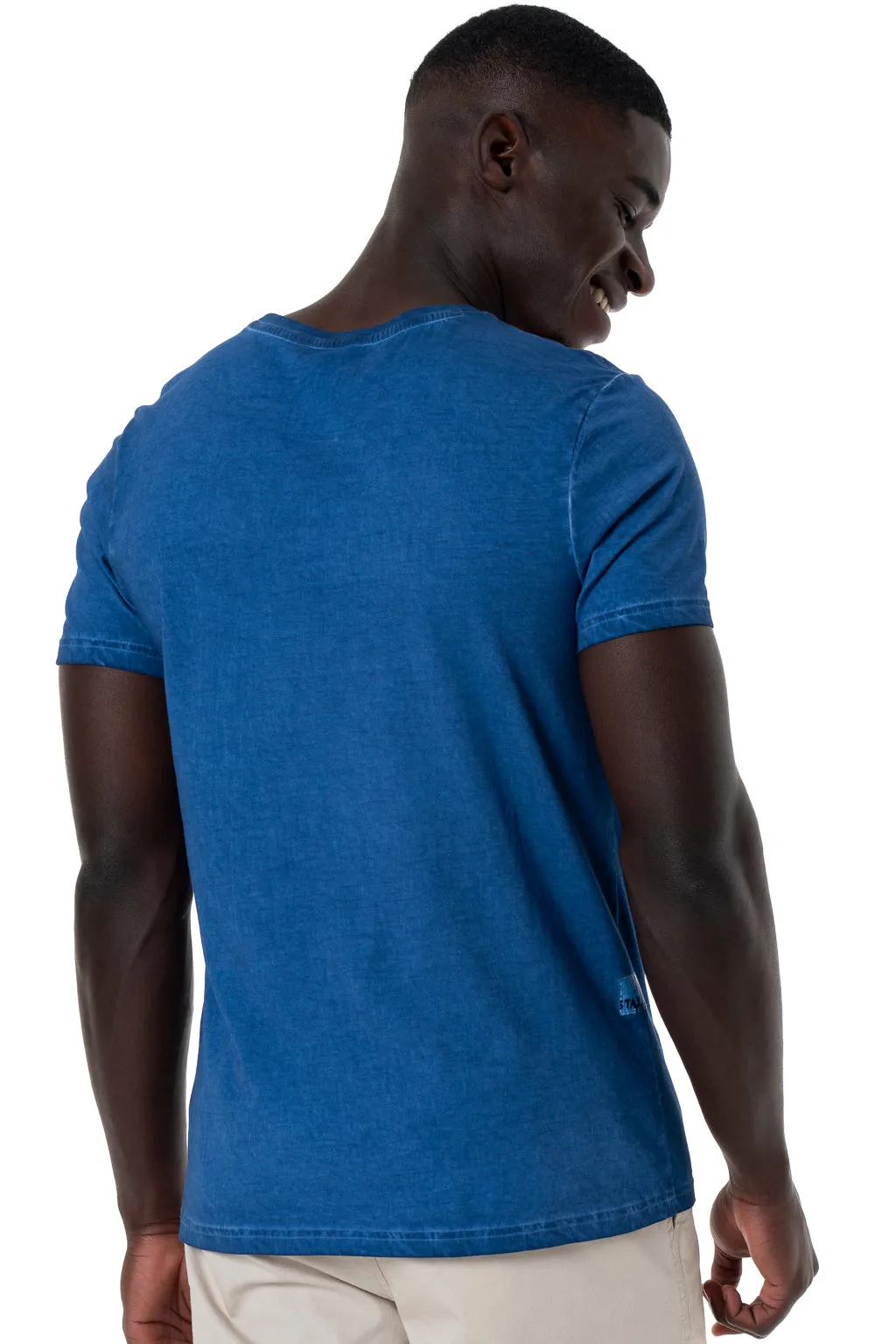 Organic Dye T-Shirt _ 143342 _ Blue sold by Refinery product image thumbnail 3