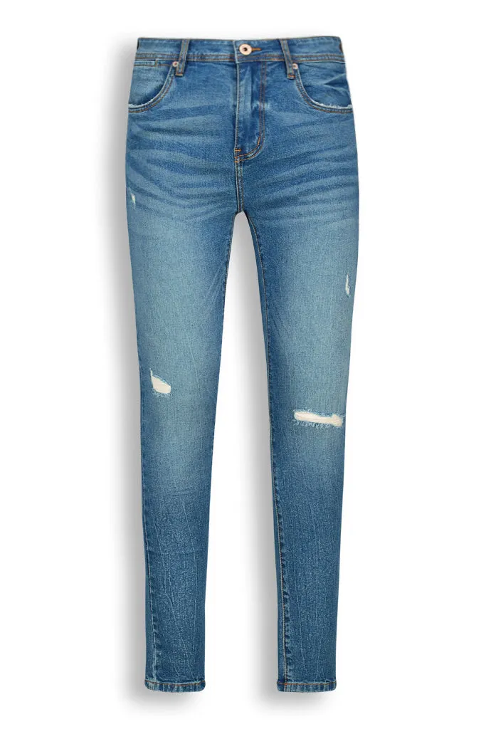Rf10 Super Skinny Denim Jeans _ 136310 _ Dark Wash sold by Refinery product image thumbnail 2