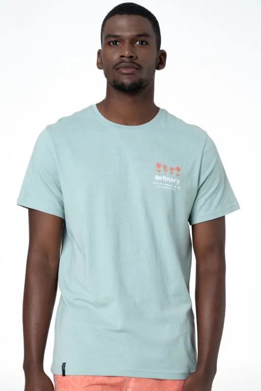 Branded T-Shirt _ 142522 _ Sage sold by Refinery