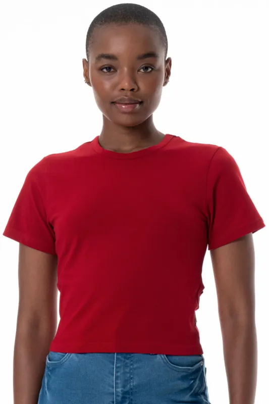 Fitted T-Shirt _ 145714 _ Red sold by Refinery
