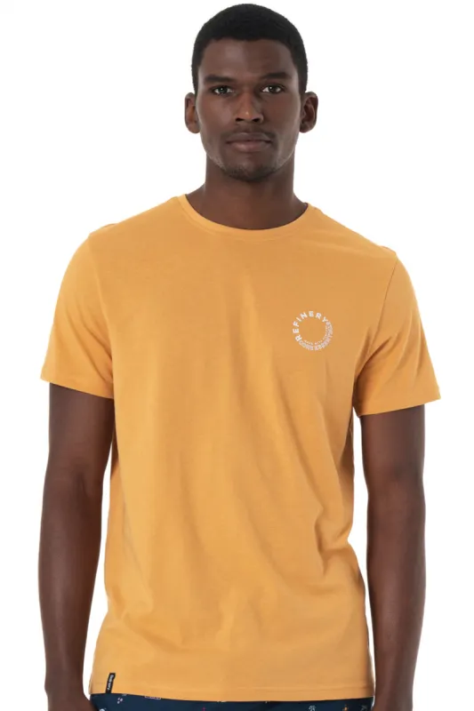 Core T-Shirt _ 151839 _ Ochre sold by Refinery