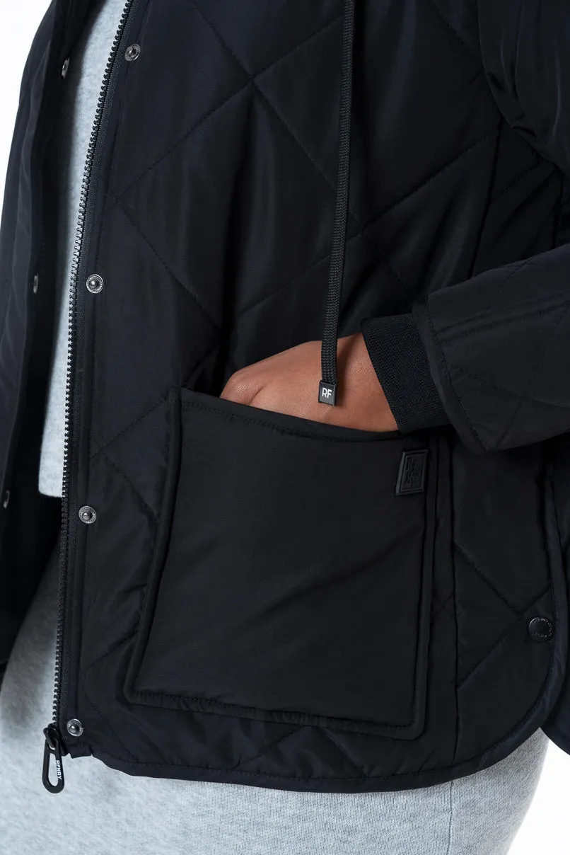 Quilted Puffer Jacket _ 146366 _ Black sold by Refinery product image thumbnail 3