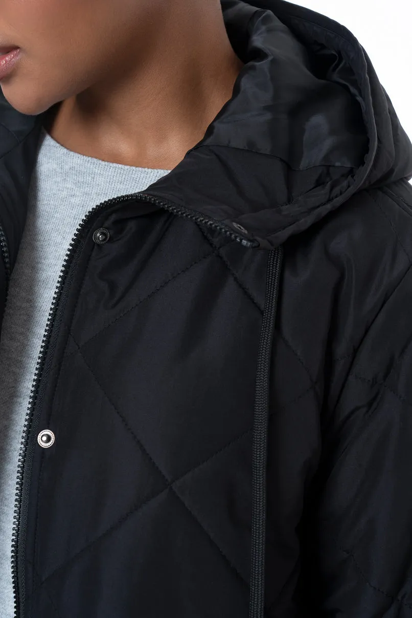 Quilted Puffer Jacket _ 146366 _ Black sold by Refinery product image thumbnail 2