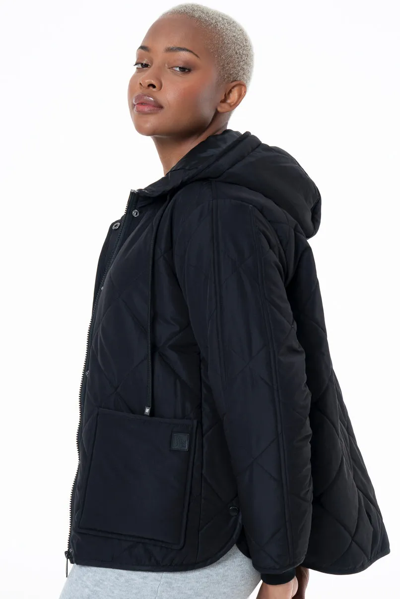 Quilted Puffer Jacket _ 146366 _ Black sold by Refinery product image thumbnail 4