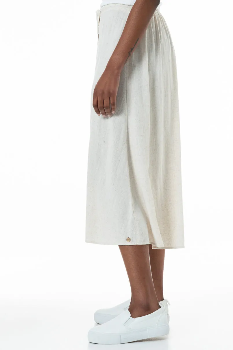 A-Line Skirt _ 152024 _ Oatmeal sold by Refinery product image thumbnail 2