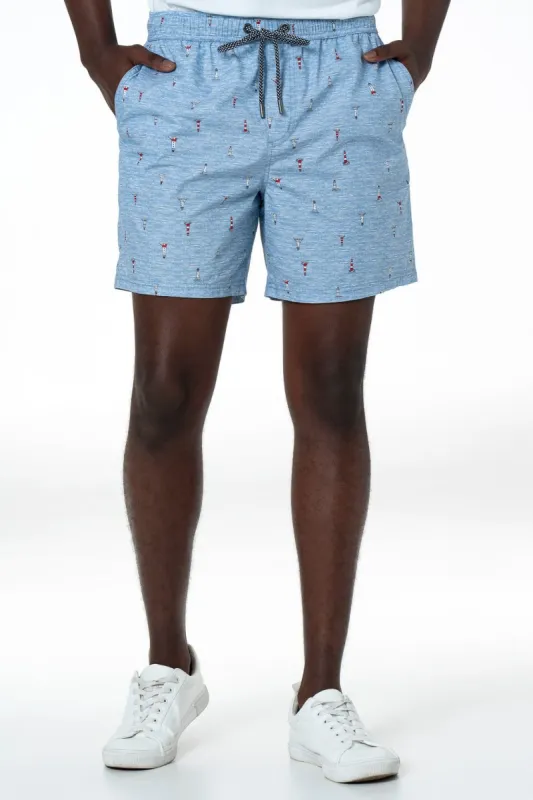 Cuba Shorts _ 143889 _ Blue made by Refinery